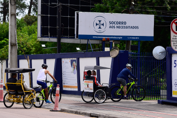 Ação Voluntária Lar de Idosos – Passeio de Bicicleta com Riquixá